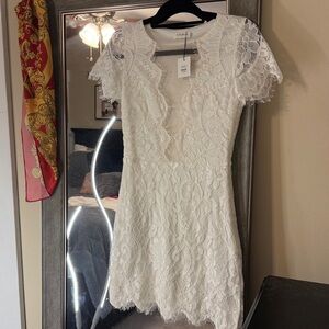Storia Ivory Lace Dress